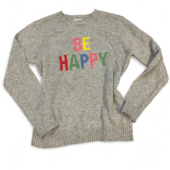 St. John's Bay Sweaters - Be Happy Grey sweater